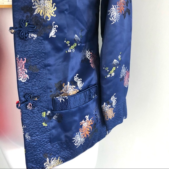 Golden Camel Brand Satin Asian Quilted Jacket NWT - Picture 7 of 8